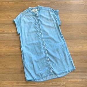 cloth & stone Anthropologie Chambray Dress Sz L